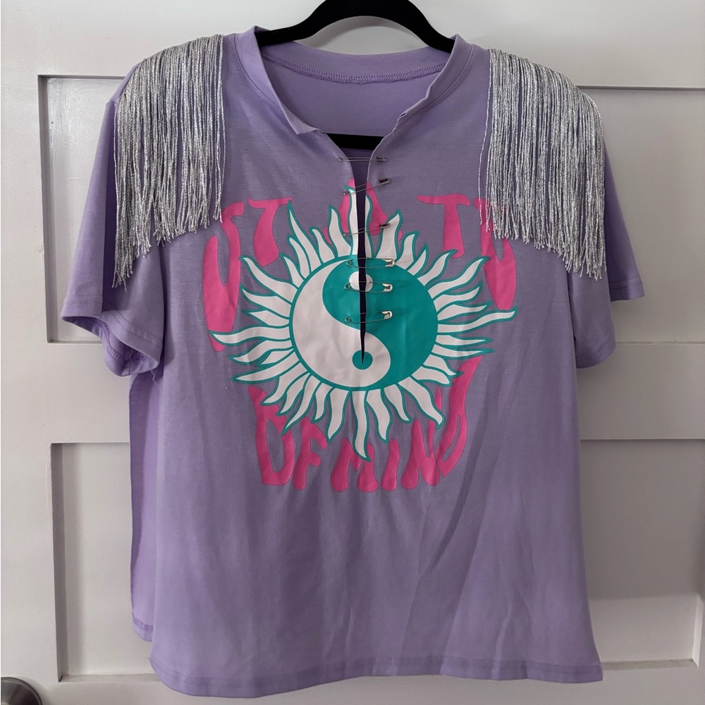 Purple State of Mind with Fringe